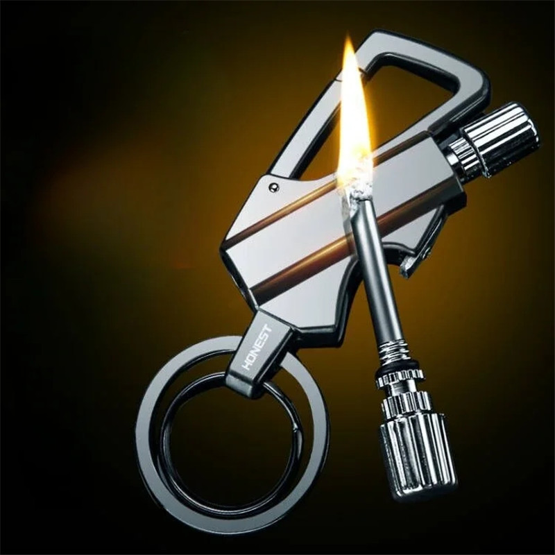 Fire Starter Waterproof - LLavero de Metal para exteriores, encendedor