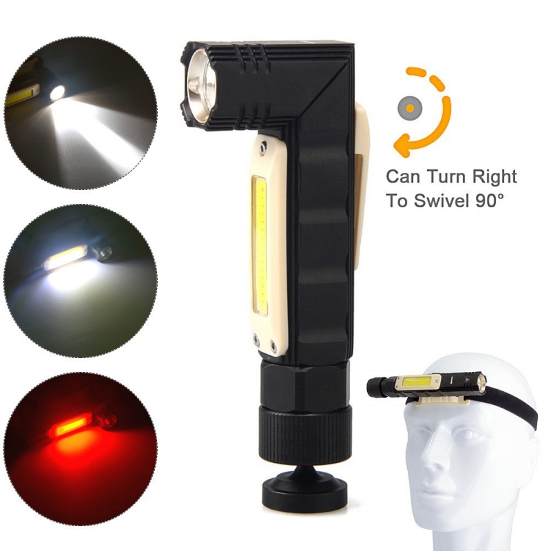 Headlamp Tactical Bright - Linterna táctica manos libres de doble