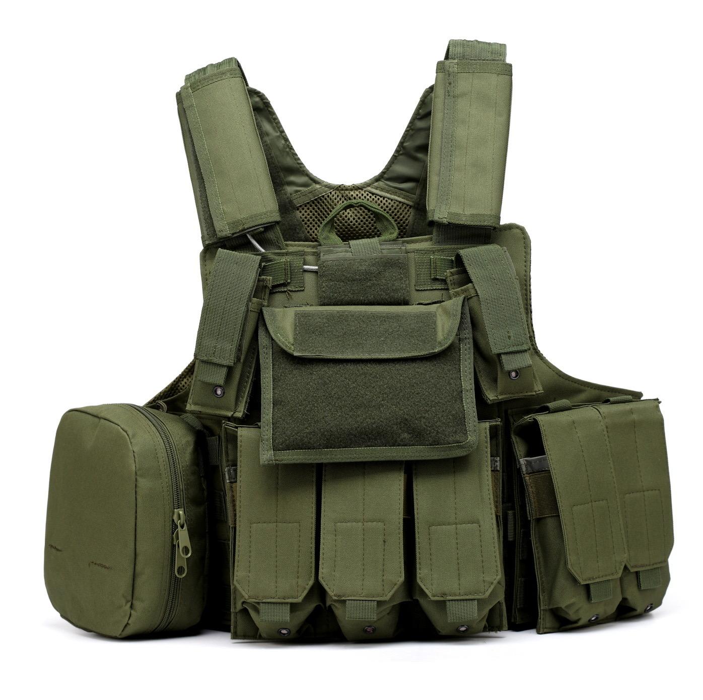 Hunting Outdoor Logos - Chaleco de liberación rápida multifuncional táctico