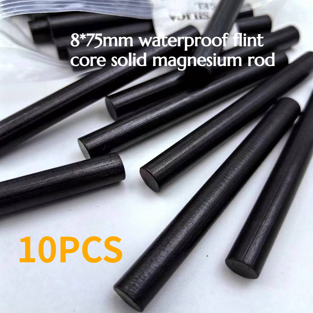 Fire Starter Waterproof - 10 Piezas de Varillas de Magnesio