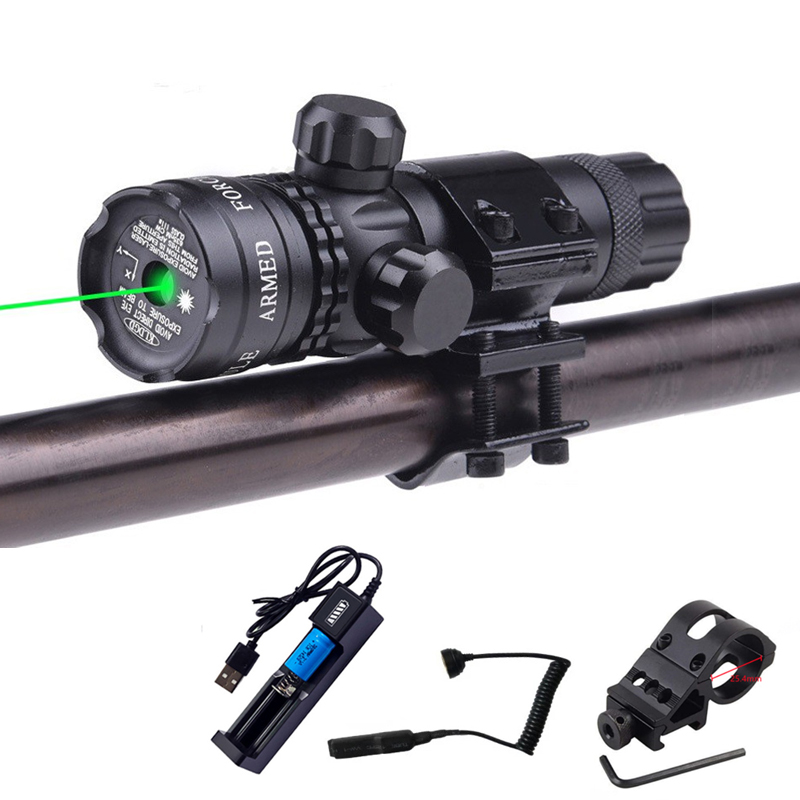 Outdoor Hunting Rifle - Linterna Láser Verde de Alta Potencia,