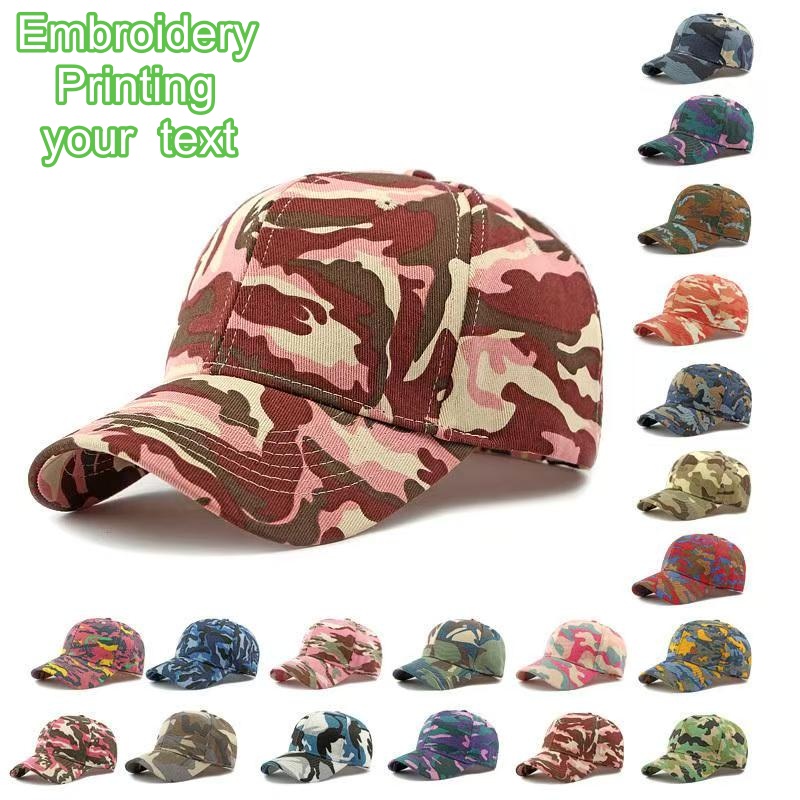 Hunting Outdoor Logos - Gorras de Béisbol Ajustables de Camuflaje