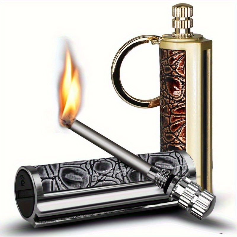 Fire Starter Waterproof - Encendedor Permanente Vintage de 10000 Encendidos,