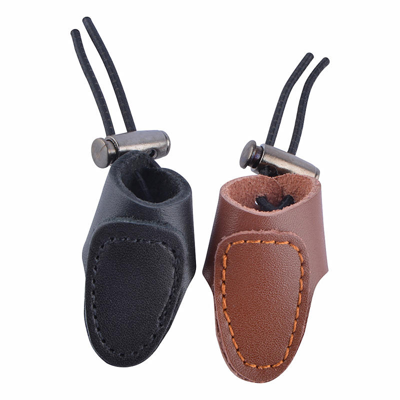 Bow Stringer Tool - Pestaña protectora de dedo con arco
