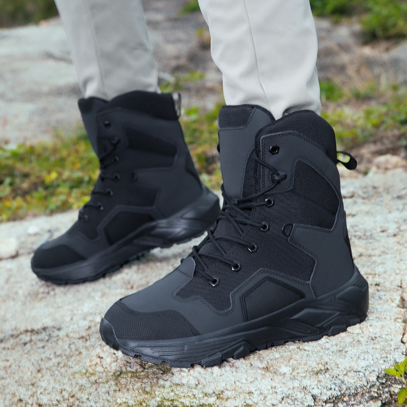 Wildman Hunting & Outdoor Robertson Photos - Botas tácticas para hombre con cordones,