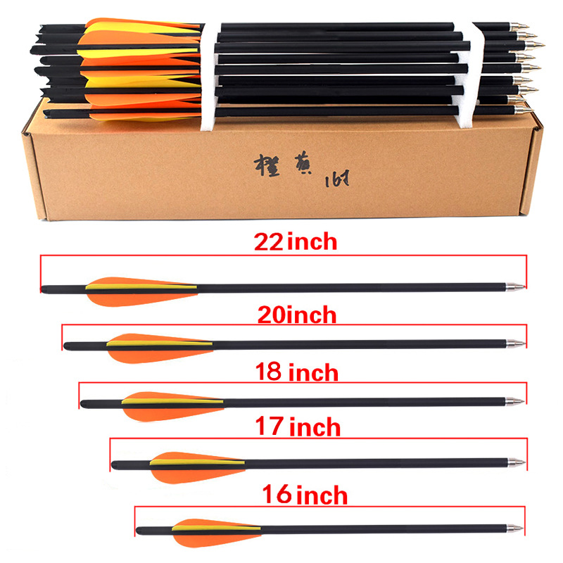 Arrow Carbon Shaft - 12 Uds 16/17/18/20/22 pulgadas flechas de