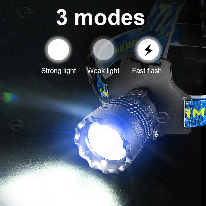 2000W Súper brillante LED Head - Headlamp Tactical Bright reseña y precio