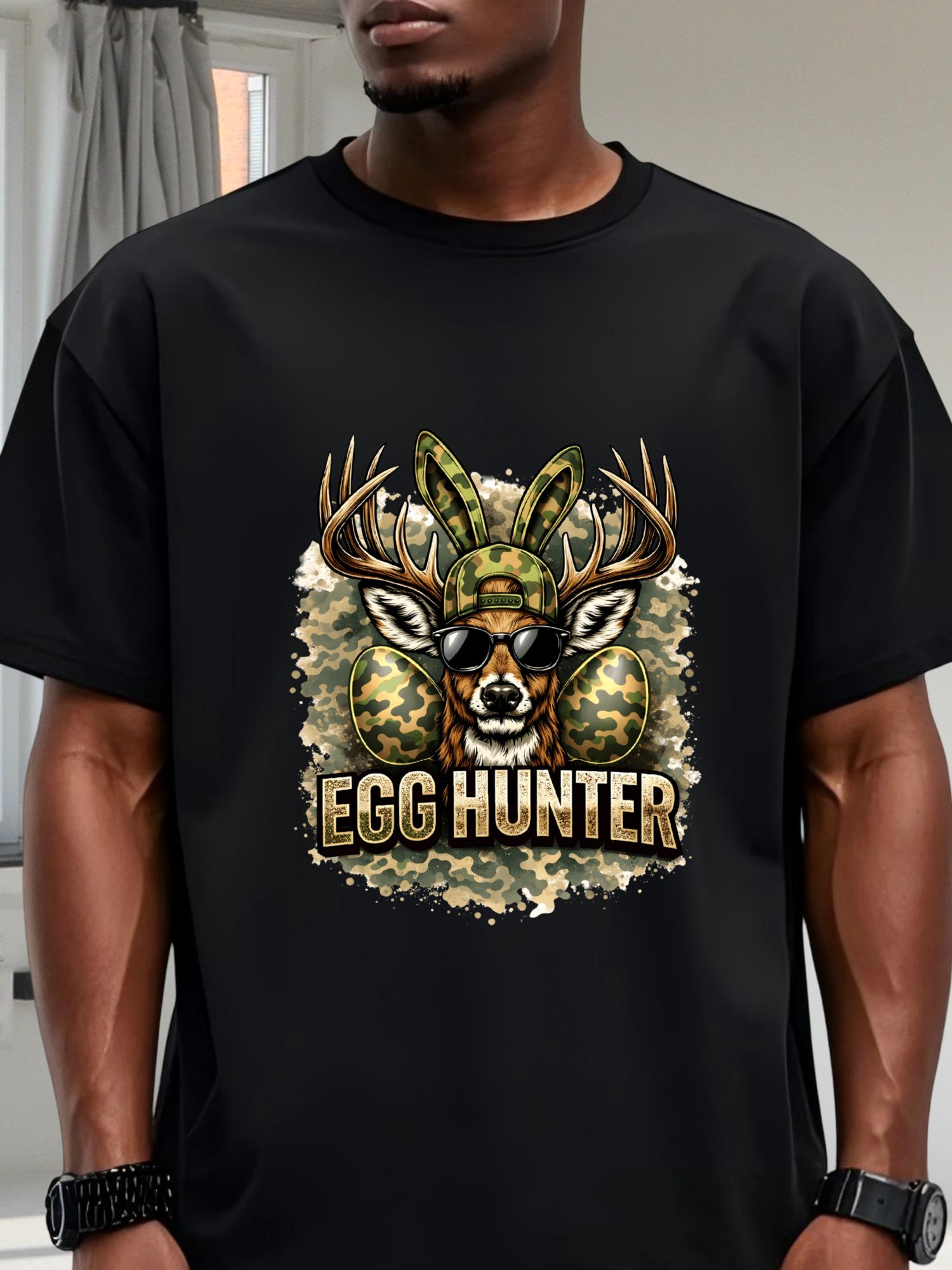 Camiseta negra de camuflaje pa - Wildman Hunting & Outdoor Robertson Photos reseña y precio