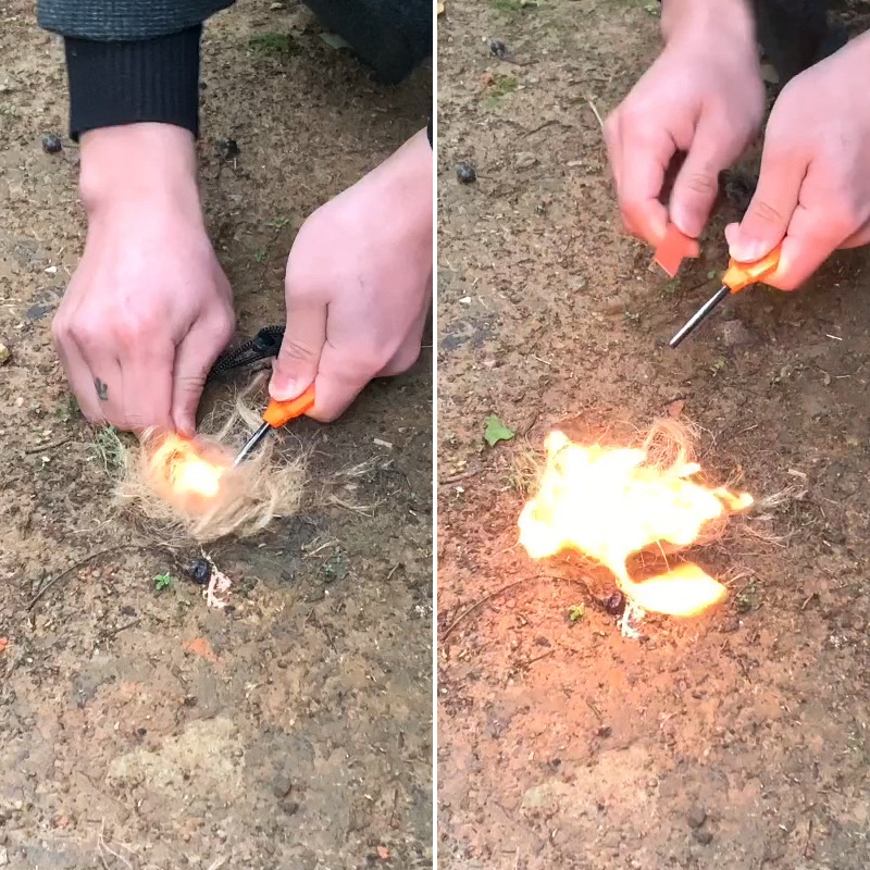 Arrancador de fuego de pederna - Fire Starter Waterproof reseña y precio