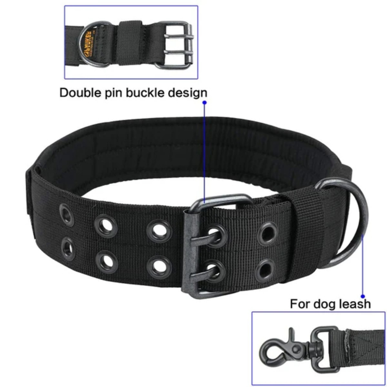 Collar táctico camuflado para  - Outdoor Hunting Dog Collar reseña y precio