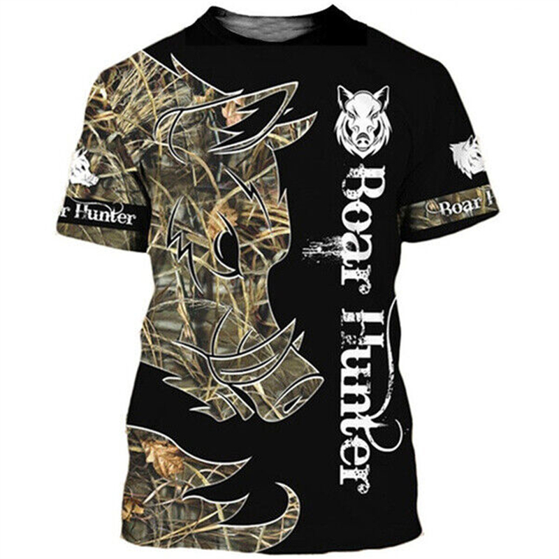 Camiseta de camuflaje con anim - Wildman Hunting & Outdoor Robertson Photos reseña y precio