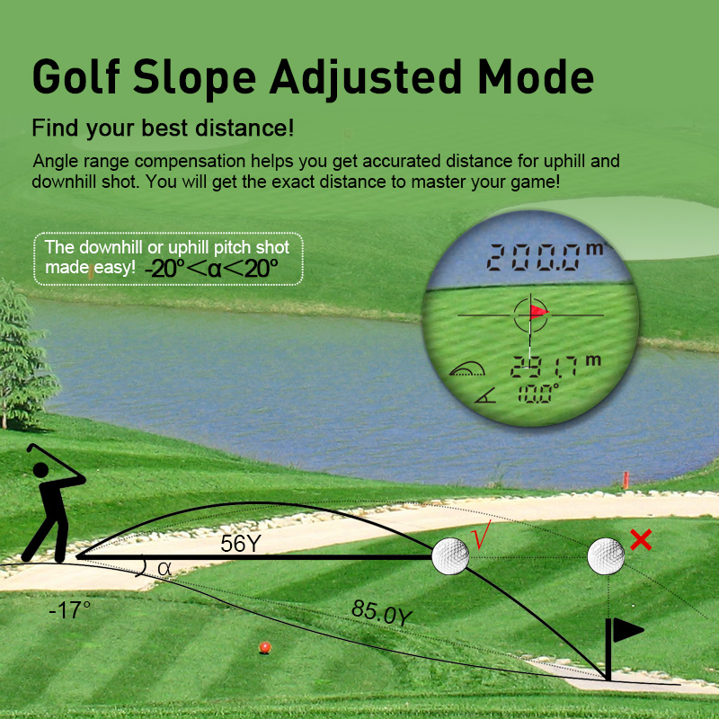 Telémetro Láser para Golf Mile - Rangefinder Laser Hunting reseña y precio