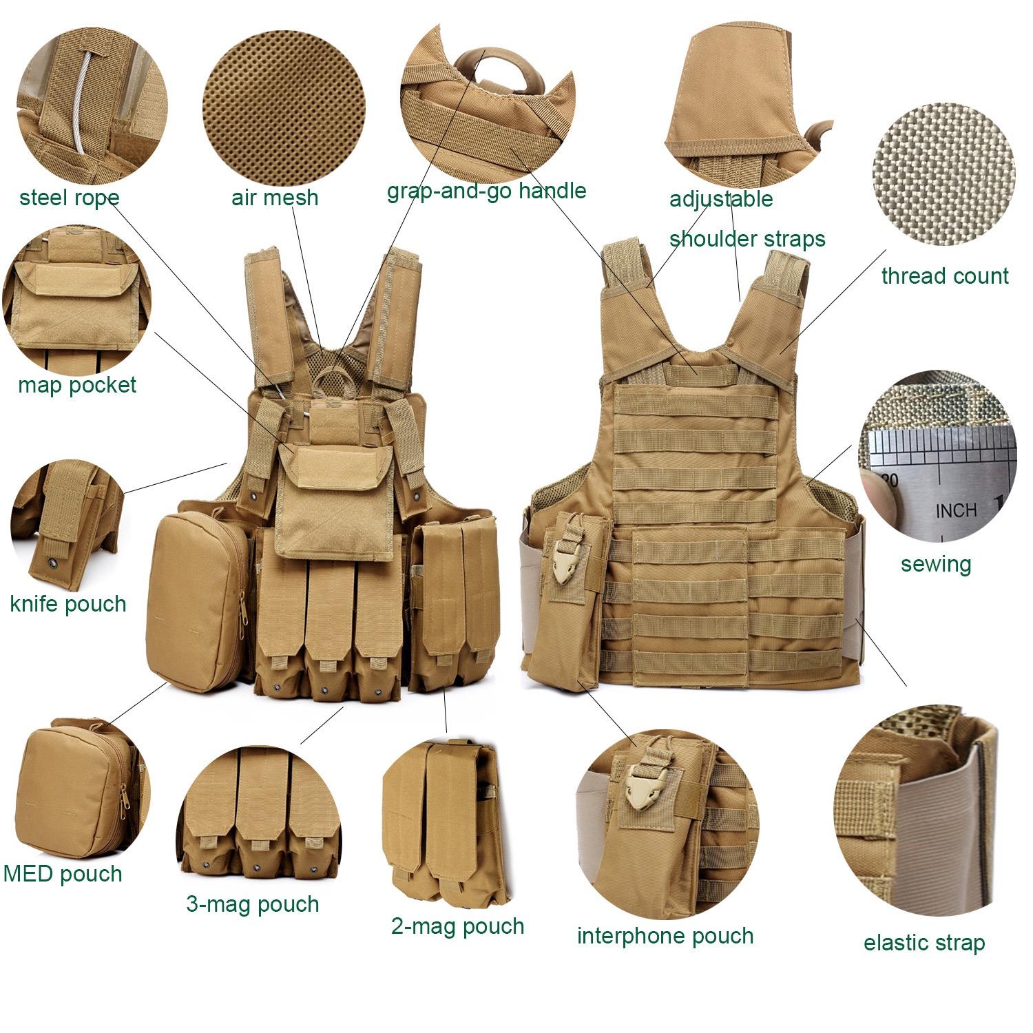 Chaleco de liberación rápida m - Hunting Outdoor Logos reseña y precio