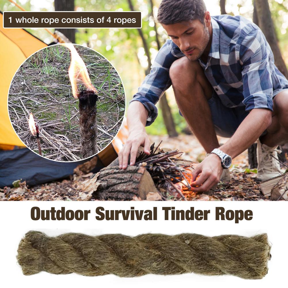Cuerda de Tinder de 5 piezas,  - Fire Starter Waterproof reseña y precio