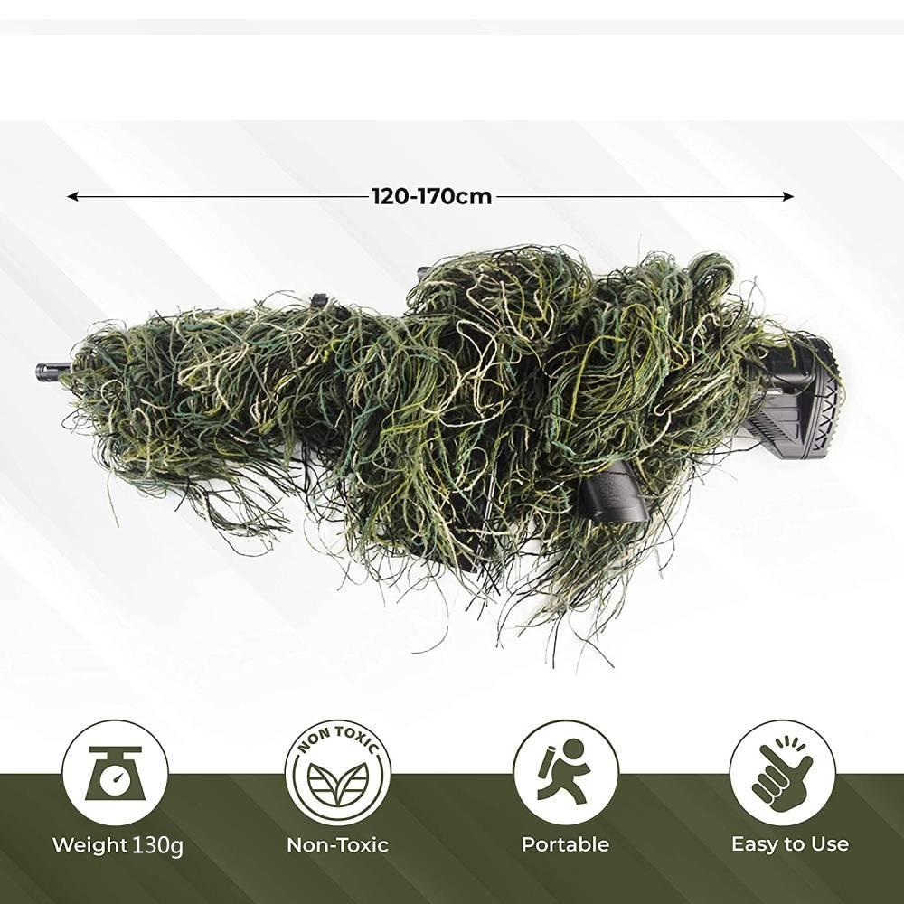 GUGULUZA Funda Ghillie 3D para - Outdoor Hunting Rifle reseña y precio