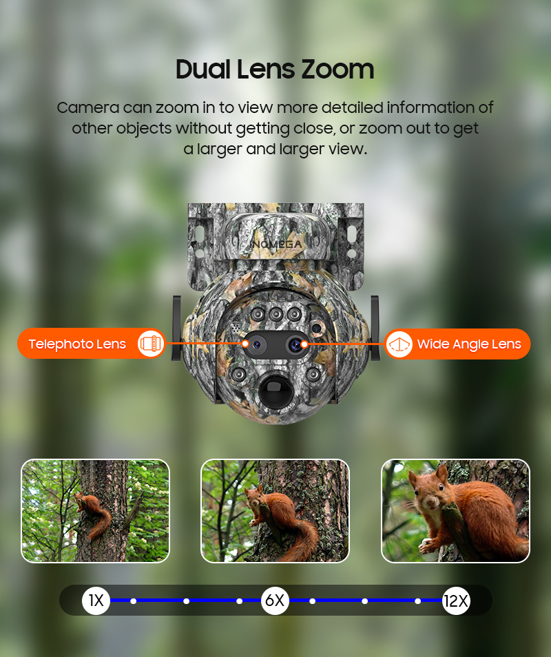 INQMEGA 12X ZOOM 4K 8MP Cámara - Outdoor Hunting Camera Wifi reseña y precio