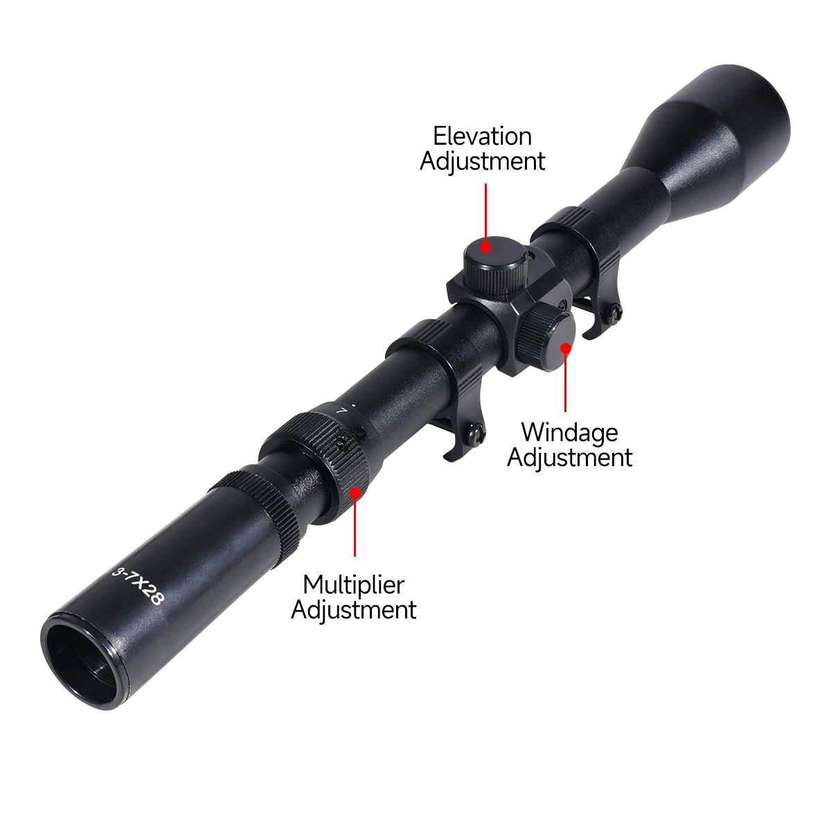Mira Óptica 4x20/4x28/3-7x20/3 - Outdoor Hunting Rifle reseña y precio