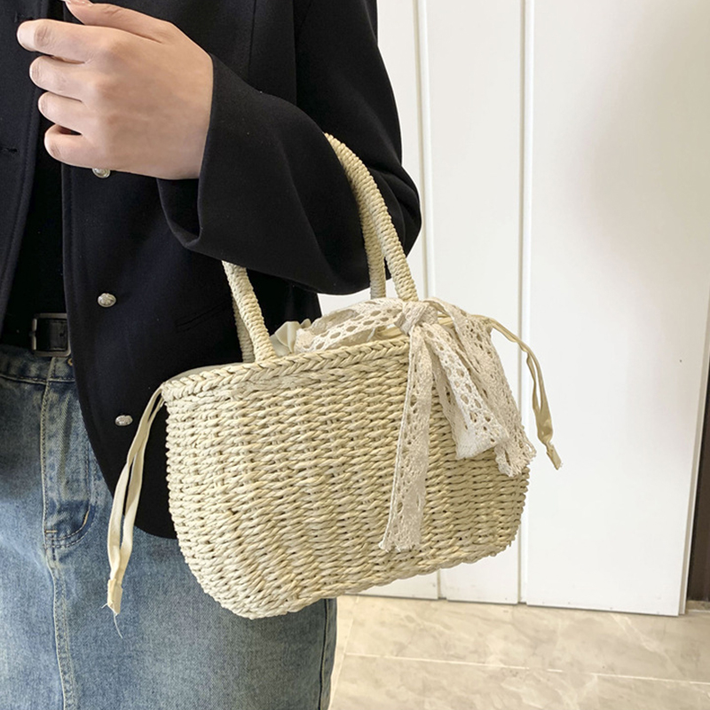 Bolso de mano tejido de paja c - Bow Stringer Tool reseña y precio