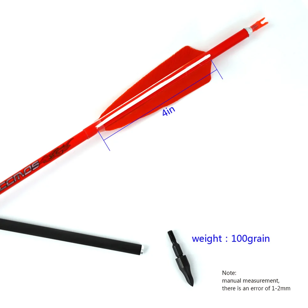 6/12/24 piezas Ejes de flechas - Arrow Carbon Shaft reseña y precio