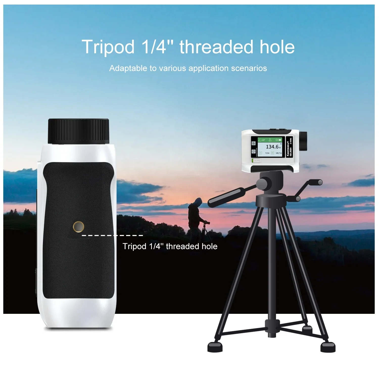 Telémetro Láser Deportivo para - Rangefinder Laser Hunting reseña y precio