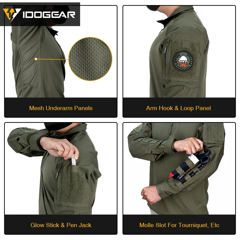 IDOGEAR-uniforme táctico UFS p - Outdoor Hunting Trousers reseña y precio