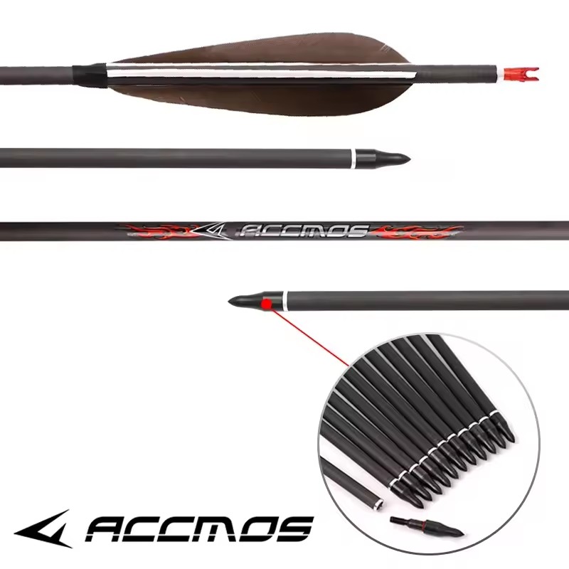 ACCMOS flechas de carbono puro - Arrow Carbon Shaft reseña y precio