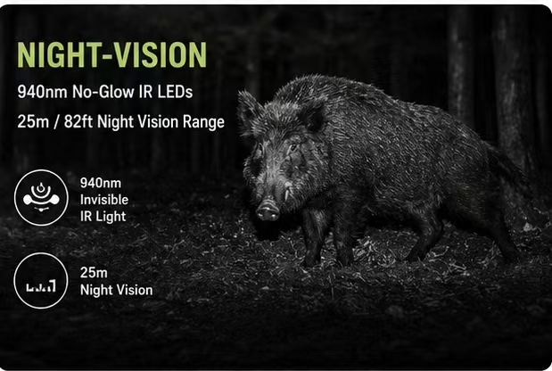 Cámara de Vigilancia Solar par - Outdoor Hunting Camera Wifi reseña y precio