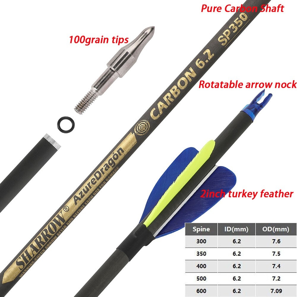 Flechas de Carbono de 32 Pulga - Arrow Carbon Shaft reseña y precio