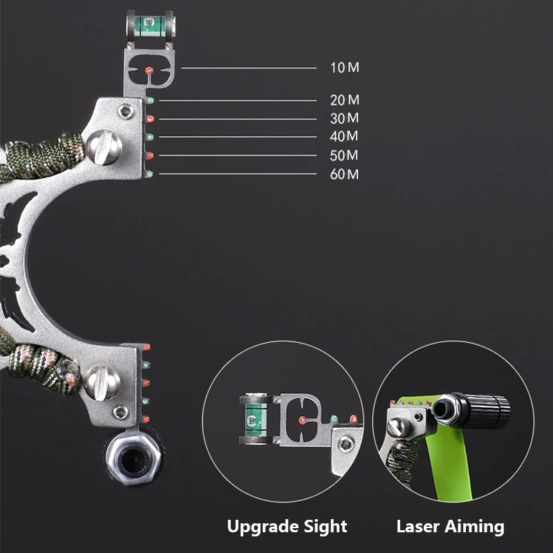 Tirachinas láser de acero inox - Rangefinder Laser Hunting reseña y precio